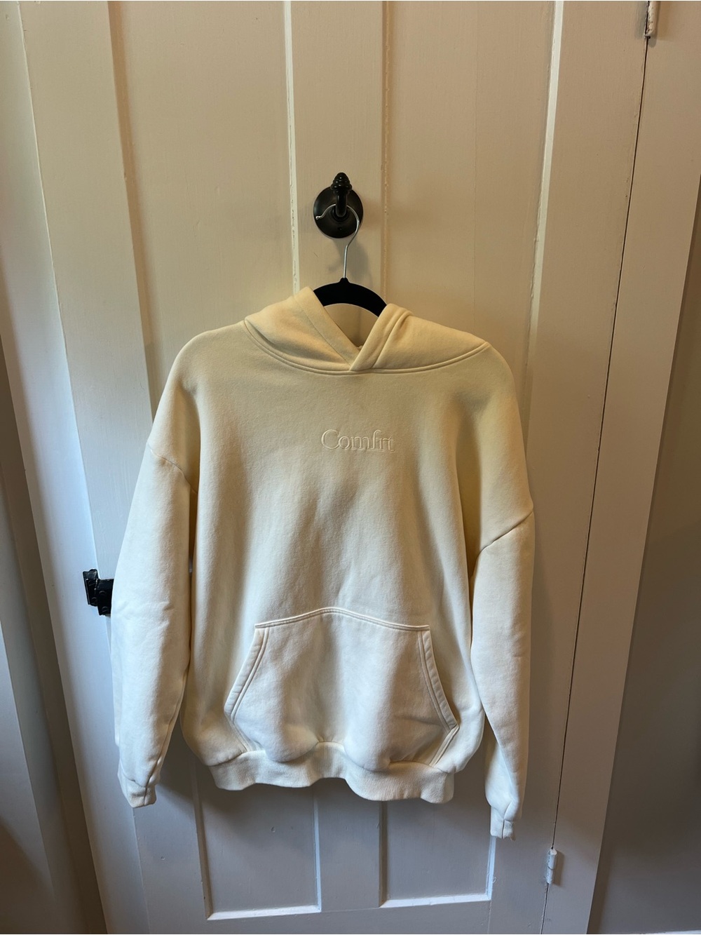 Comfrt Signature Hoodie Oversized Sweatshirt Yellow Size Large - Picture 3 of 10